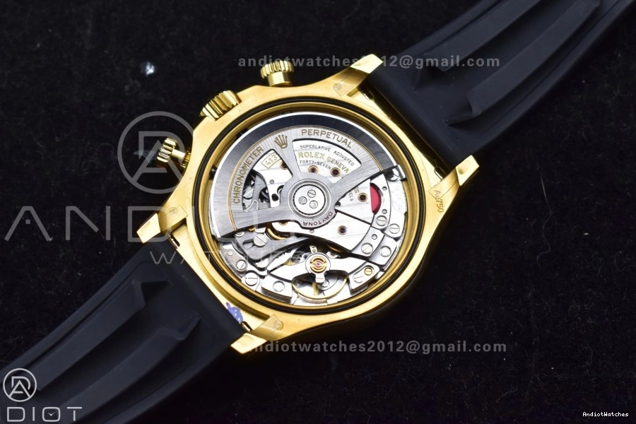 Dial V6 Sophisticated YG on QF 1:1 Black 126518 807 Edition Daytona (Weighted) Best Strap SH4131 Oysterflex 0414